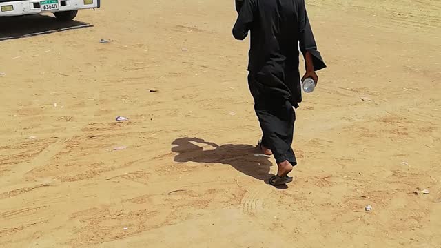 Pathan funny talking on uae desert dubai