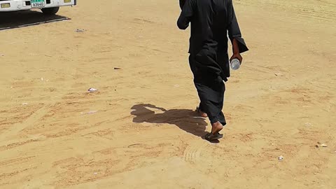 Pathan funny talking on uae desert dubai