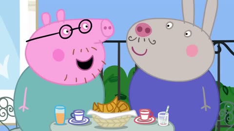 🐷🚘PEPPA PIG GOT STRUCK IN THE CAR🐷🚘 FAMILY KIDS CARTOON ! PEPPA PIG !!