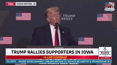 Live Trump in Cedar Rapids, Iowa