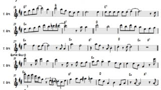 Bireli Lagrene transcription (Coquette)