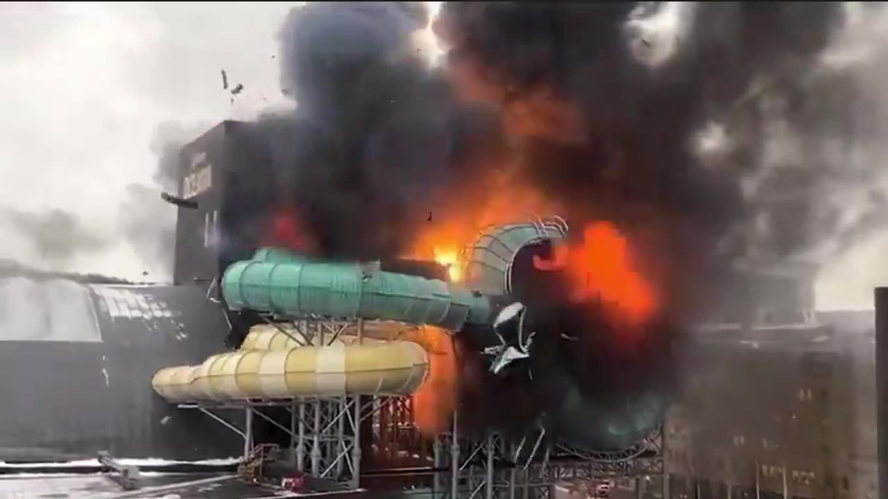 Sweden: A large fire broke out on Monday morning at Liseberg's giant venture, in Gothenburg