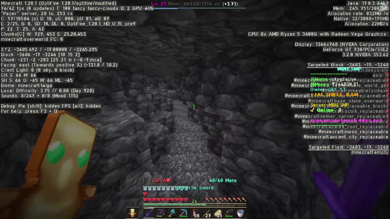 Minecraft Live Stream RUMBLE 20 FOLLOWERS GOAL | DONATION NEED 10$ ONLY