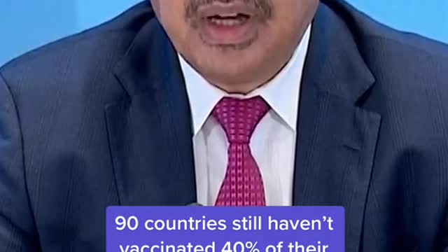 90 countries still haven't vaccinated 40% of their population