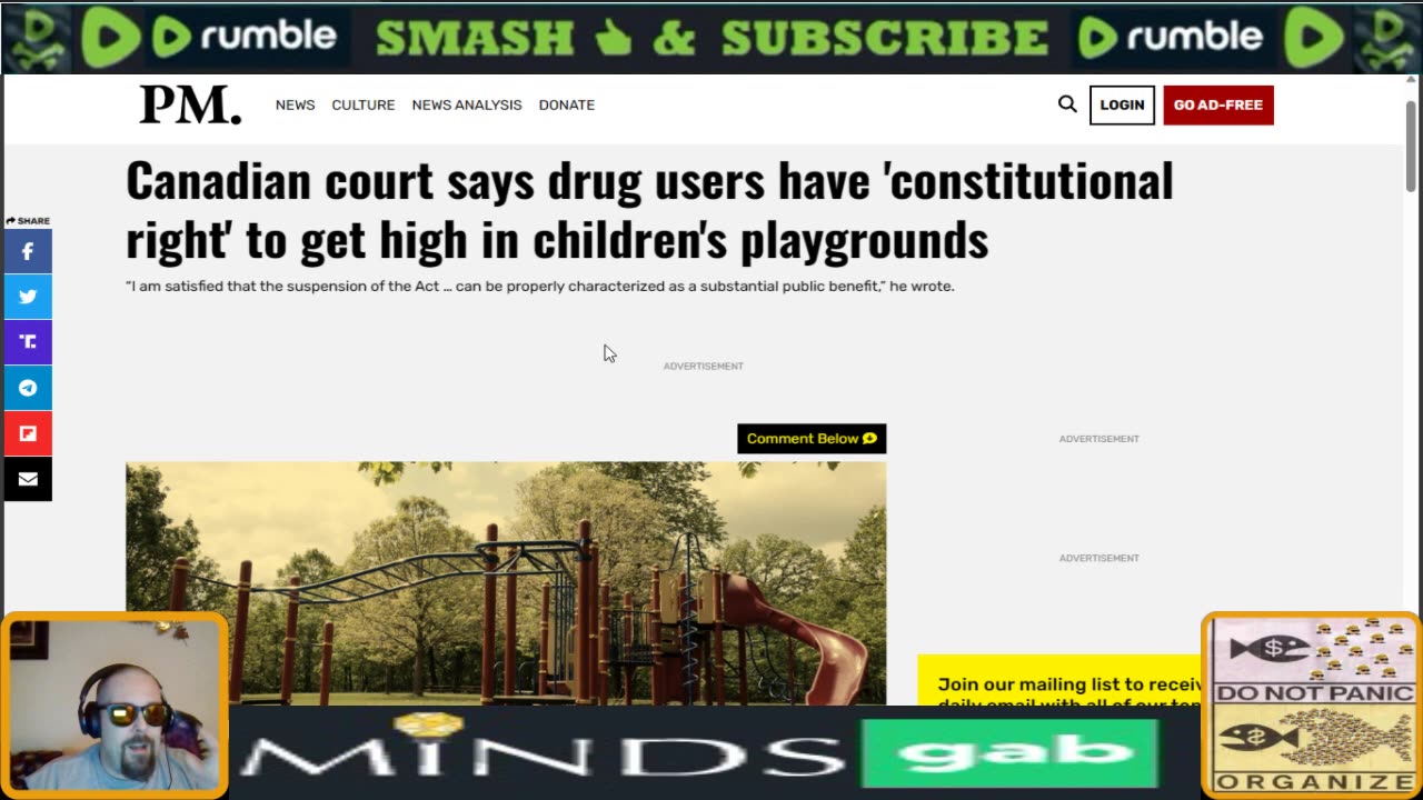 Canada "Harm Reduction" is Code for Destruction