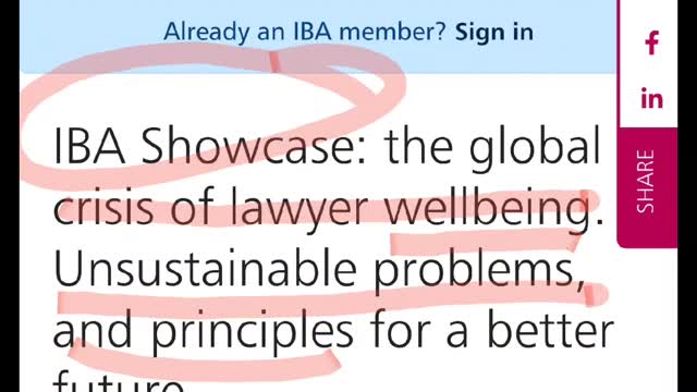 BAR Association Mental Welbeing Issues and Concerns