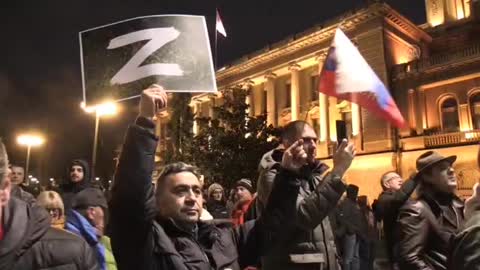 Sunday night in Belgrade (Serbia)