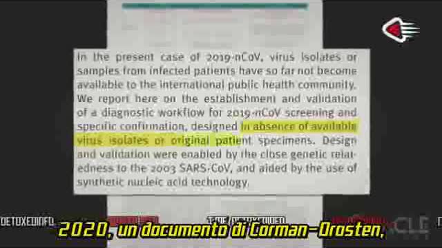 Dr. CORBETT:Virus mai stato isolato e Test PCR si basa su modello di virus creato al computer