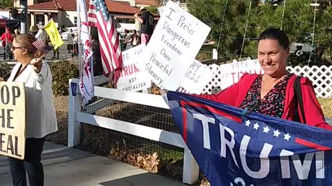 Trump Rally 12/5 at the Temecula Duck Pond