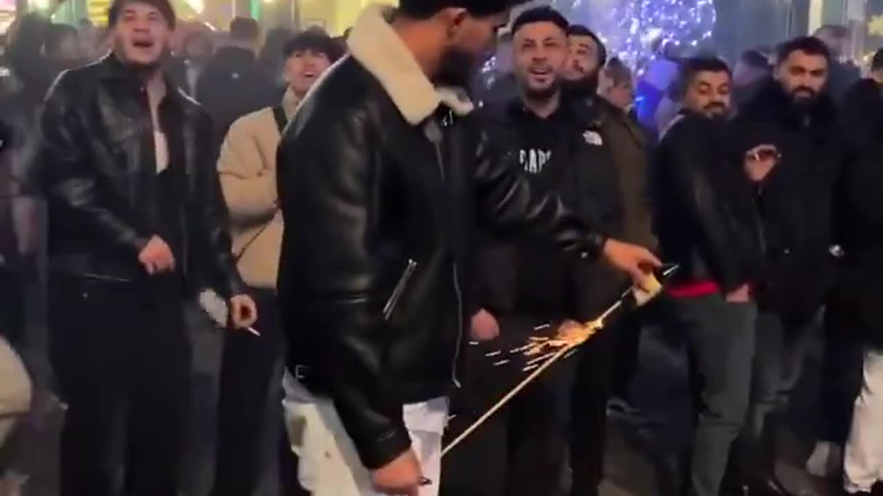🚨UPDATE: Chaos in Berlin as fireworks are being shot on everything that is moving