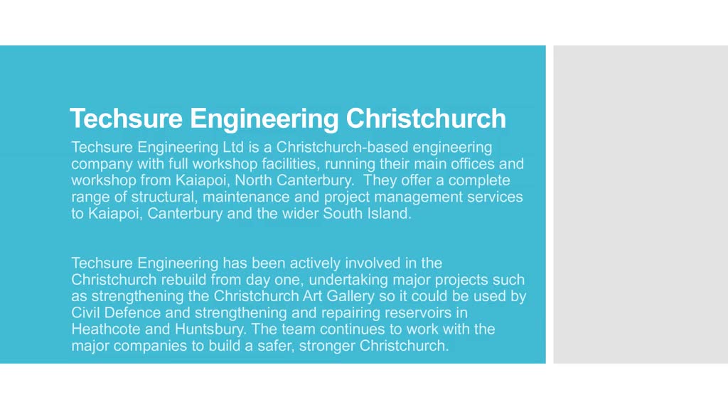 Full Workshop, Structural, Maintenance & Project Management Services