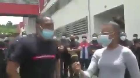 En Guadeloupe les pompiers dénoncent les mensonges,