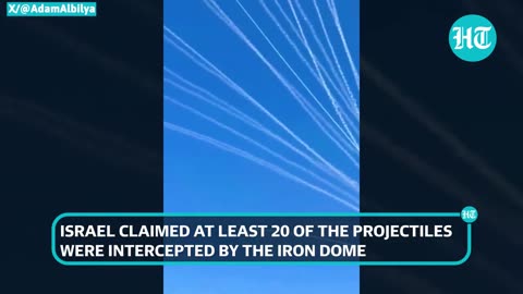 Hamas' Biggest Rocket Attack On Israel Since Start Of 2024; Barrage Of 50 Missiles Fired