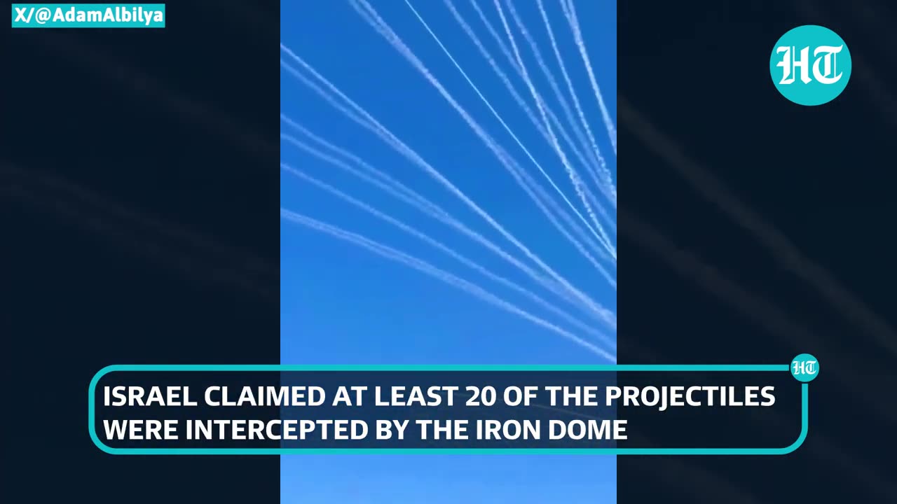 Hamas' Biggest Rocket Attack On Israel Since Start Of 2024; Barrage Of 50 Missiles Fired