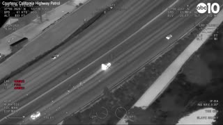 High Speed Police Chase, Night Vision & Spike Strips Plus A Foot Bail