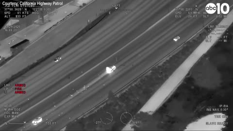 High Speed Police Chase, Night Vision & Spike Strips Plus A Foot Bail