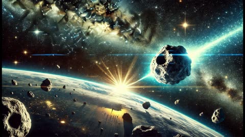 Cosmic Collision: The Wanderer's Final Rest| Upbeat, Electronic Rock, Dynamic Beats, Soaring Guitars, Cinematic Elements, Energetic, Epic, Intense