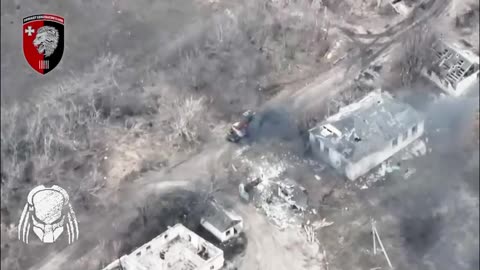 Russian MRLS Detonates after Ukrainian Drone Strike