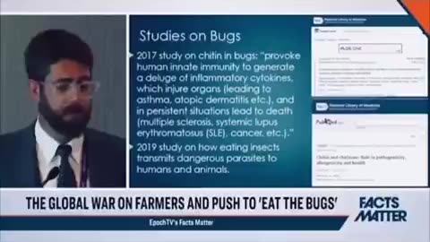 A 2017 Gov Study, showed Eating Bugs “Injure Organs, Cause MS, Systemic