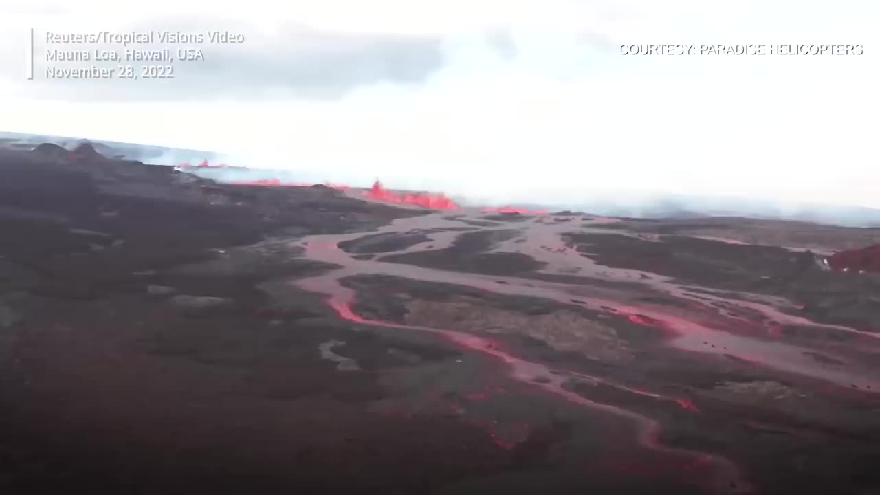 World’s largest active volcano erupts for first time in nearly 40 years