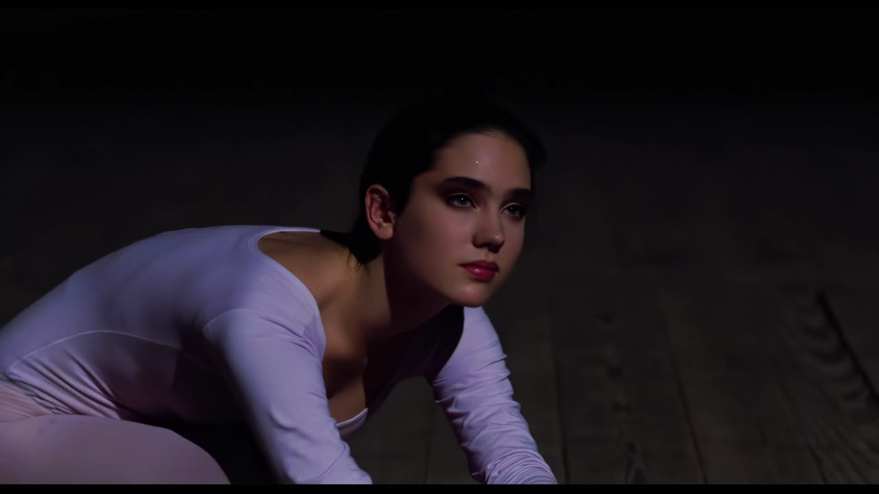 Jennifer Connelly Ballet 1989 scene 2 remastered 4k