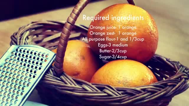 Fresh orange cake recipe | How to make fresh fruit cake | Zesty orange cake