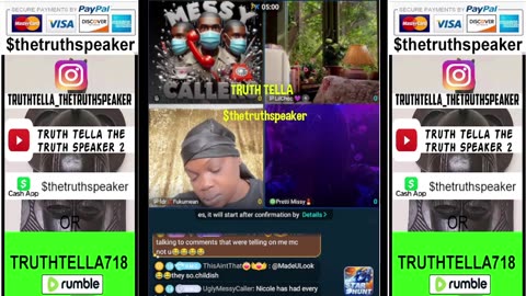 MESSY CALLER CALLS GRANDMA D A WHALE OUTTA WATER & SAYS STFU THEN TELLS ROACHBAE EBBIMAY WITHOUT TRADES WE HIT THE SAME QUOTA SO YOU NEED TO STFU TRUTH BE TOLD ME TRINA B & ZEROFUXGVN THE ONLY PEOPLE KEEPING YOU RELEVANT BECAUSE NOBODY CHECKING $