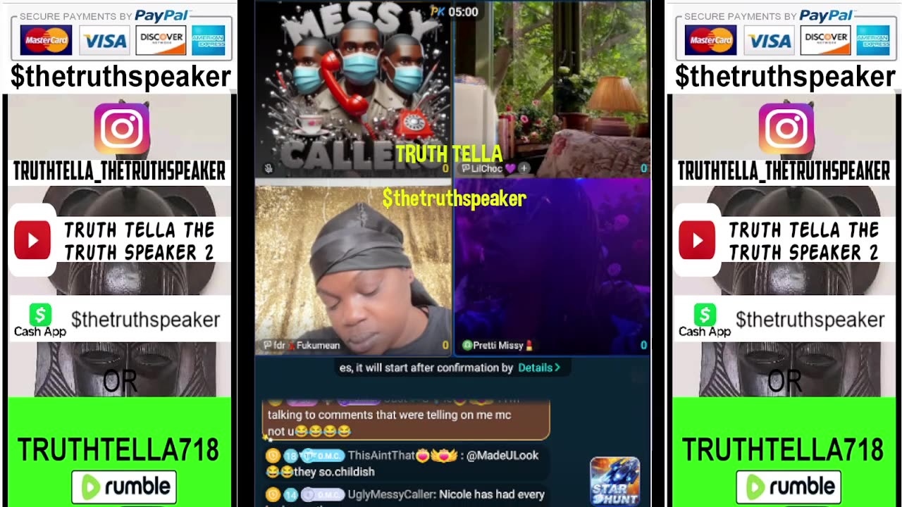 MESSY CALLER CALLS GRANDMA D A WHALE OUTTA WATER & SAYS STFU THEN TELLS ROACHBAE EBBIMAY WITHOUT TRADES WE HIT THE SAME QUOTA SO YOU NEED TO STFU TRUTH BE TOLD ME TRINA B & ZEROFUXGVN THE ONLY PEOPLE KEEPING YOU RELEVANT CUZ NOBODY CHECKING 4U