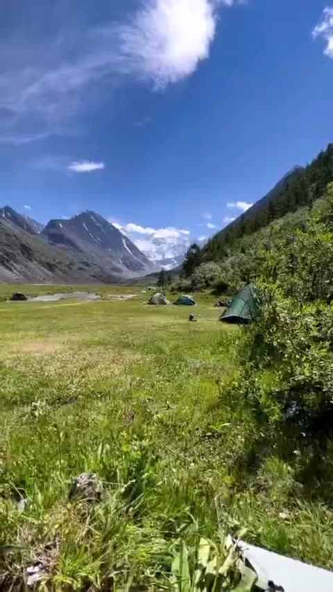 Beautiful camping spot