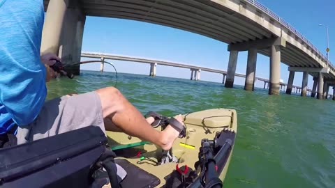 Kayak Fishing the Chesapeake Bay Bridge Tunnel!