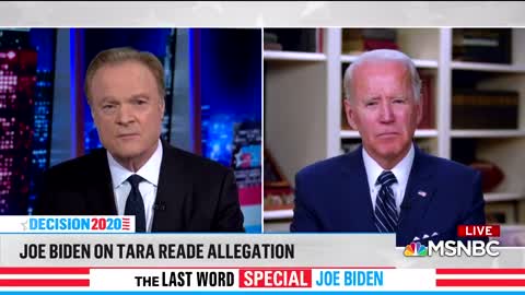 Joe Bidens says vote again him if you believe Tara Reade