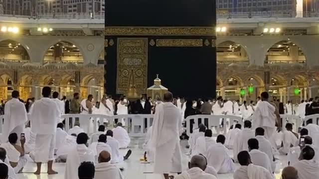 Magrib Adan in Masjid Al haram 🕋🌹|| we are Infront of Baitullah 🕋🌹