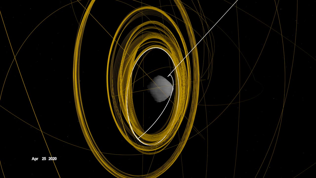 OSIRIS REx Slings Orbital Web Around Asteroid to Capture Sample