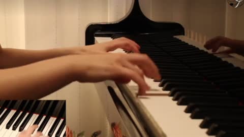 Piano music full of vitality