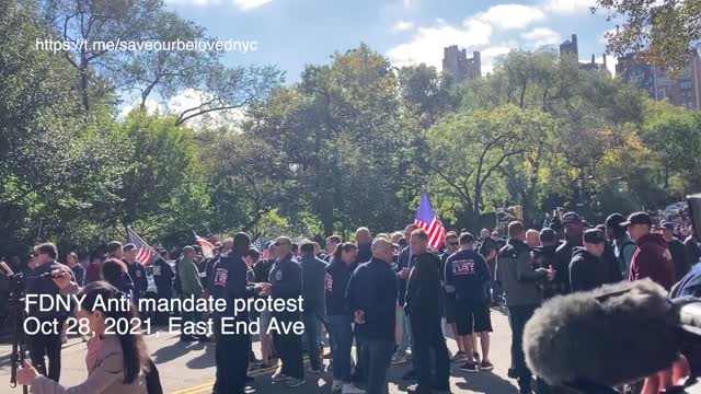 NEW YORKERS Stand with FDNY against City mandates Oct 28