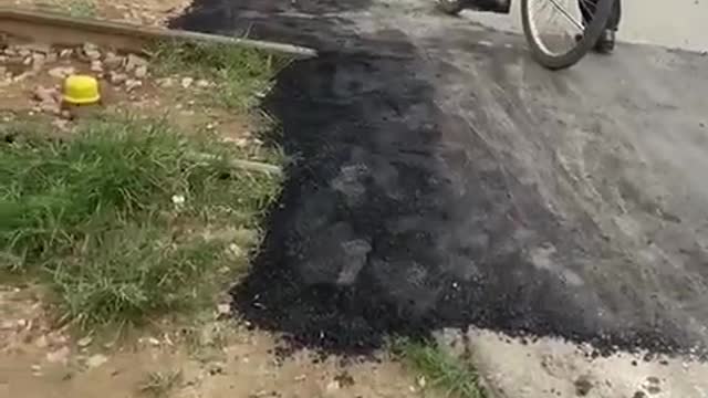 Magé blocked the trains