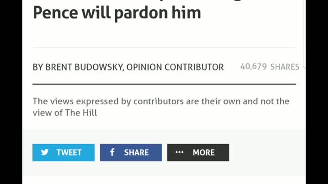 Trump will RESIGN and President Pence will Pardon him...