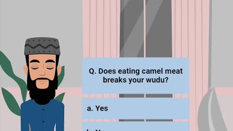 Q. Does eating camel meat breaks your wudu? #hadees #Quran #muslim