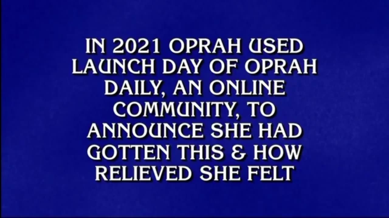 JEOPARDY — subtle COVID fake vax PROPOGANDA - how it’s done