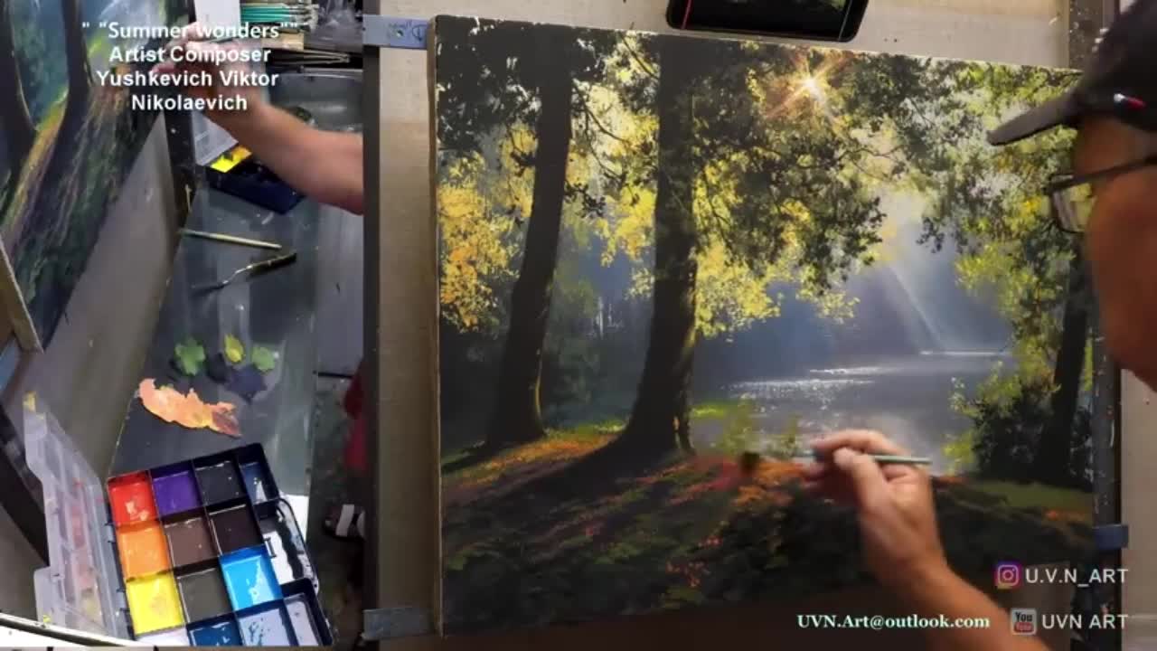 The painting is really wonderful. Bring joy to all. Do you feel it? Happiness 11