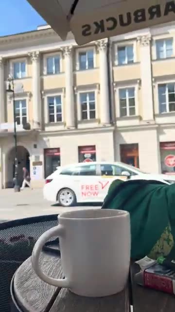 Morning Coffee In Warsaw, Poland