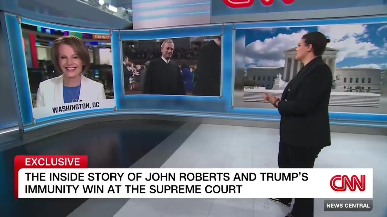 Hear what Justice Roberts did behind the scenes before Trump immunity ruling