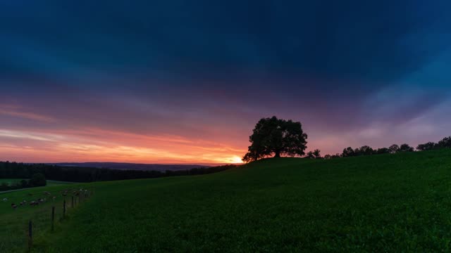 Beautiful sunset.