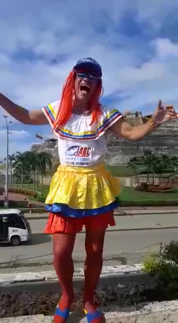 Leidy Vanessa, hincha de Colombia