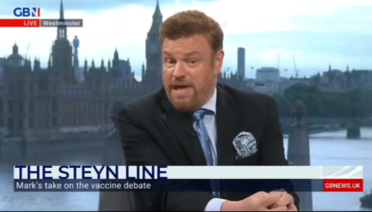 1427. DEATH💉 Mark Steyn GB News calls out the genocide 🚨