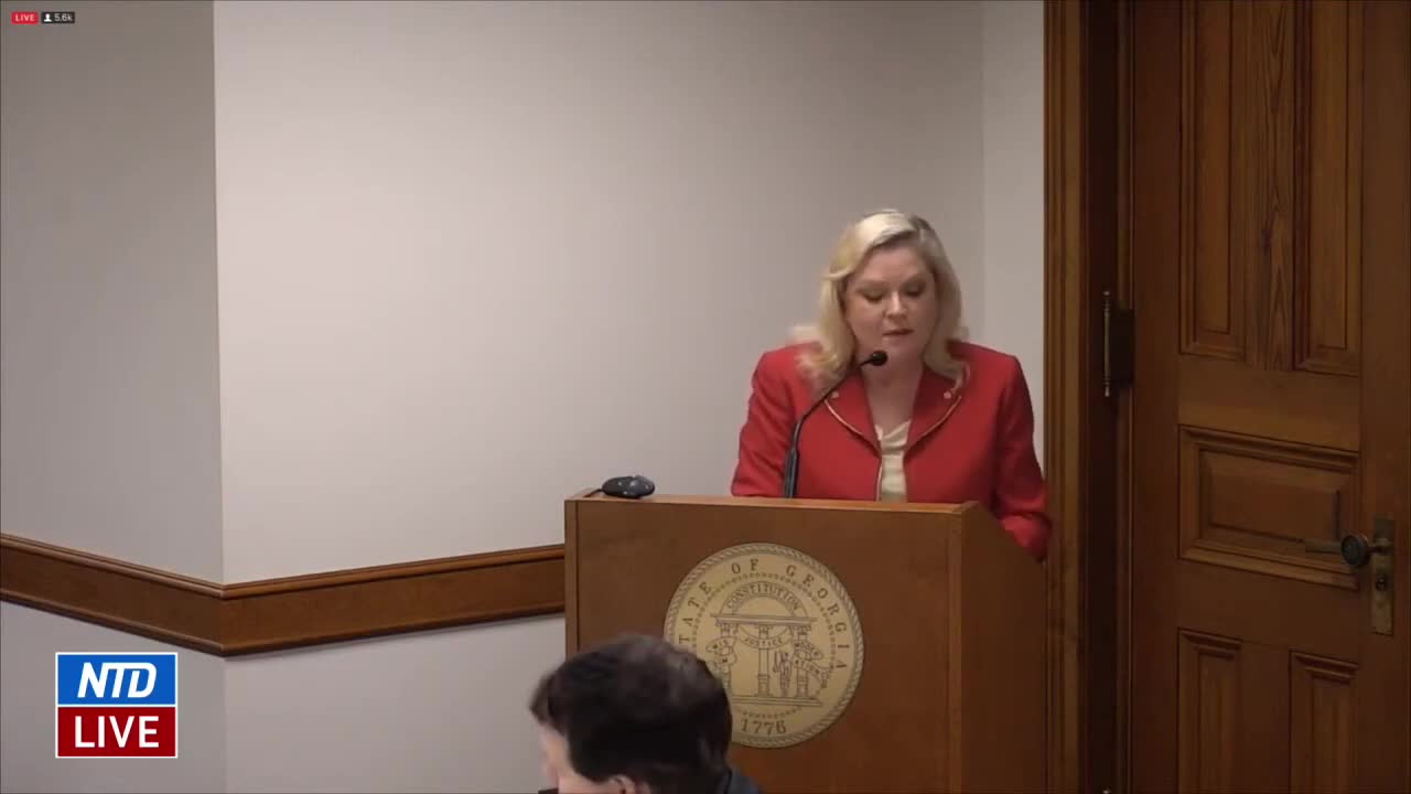 Marci McCarthy Testifies During Georgia Senate Hearing on Election Issues