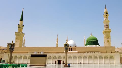 Madina Munawara Masjid an-Nabawi.