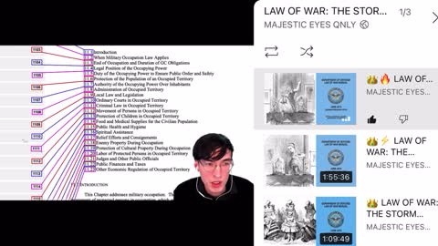 Law of War connection to Q drops