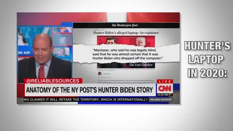 Baked Potato Brian Stelter FINALLY Admits Hunter Biden Laptop Is Real