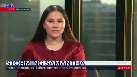 Samantha Smith went on GBNews to discuss Pakistani grooming gangs in Telford.mp4